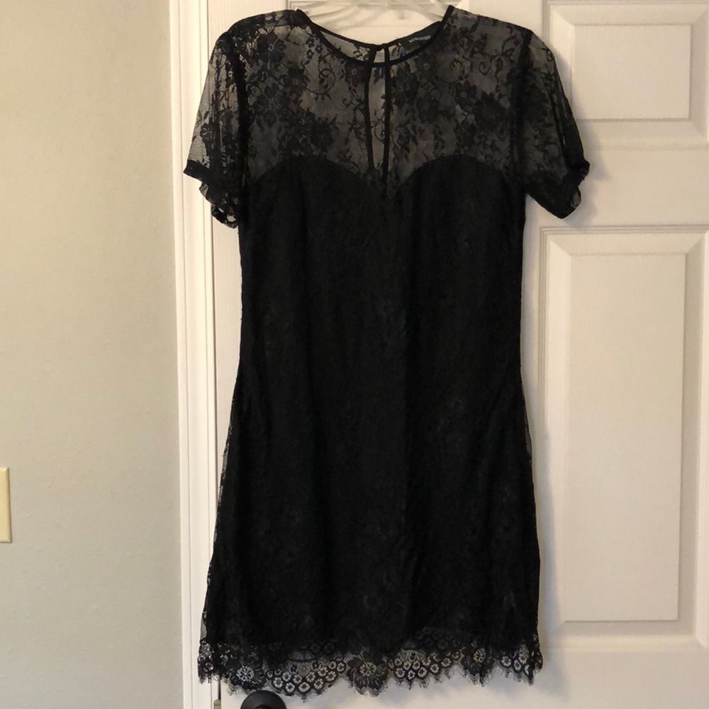 MINKPINK Black Lace Dress